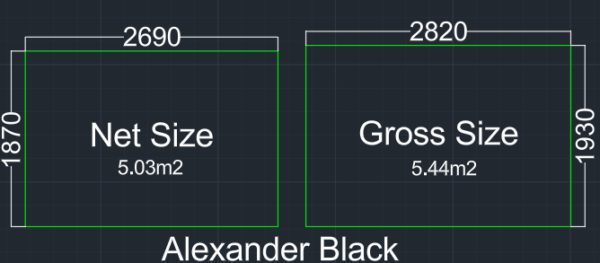 Alexander Black Sizes