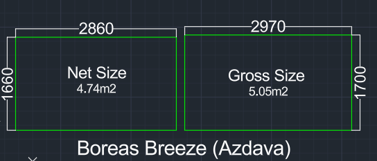 Boreas Breeze (Azdava) Sizes