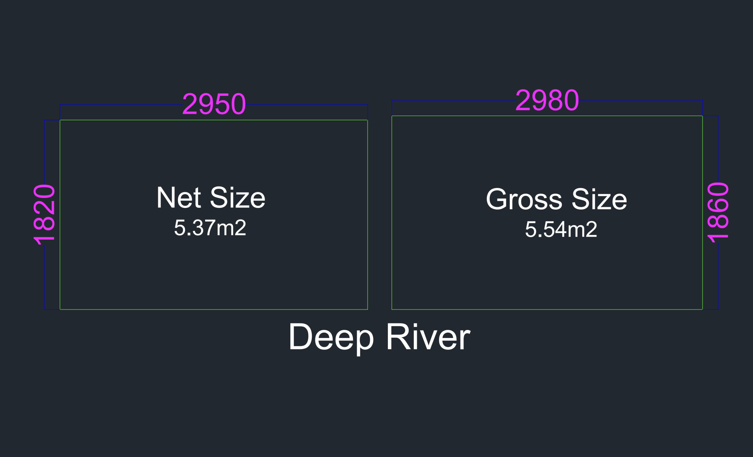 Deep River Slab Sizes