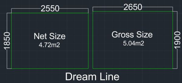 Dream Line Sizes