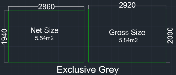 Exclusive Grey Sizes