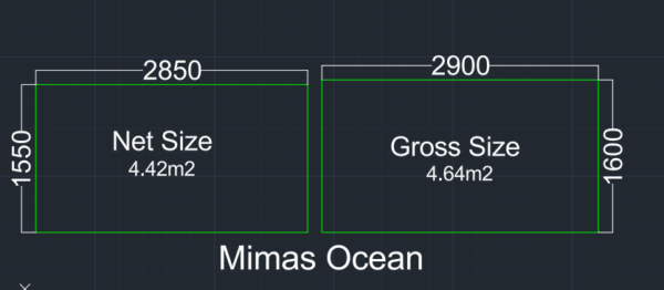 Mimas Ocean Sizes