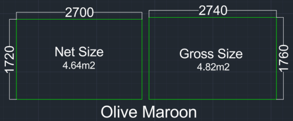 Olive Maroon Sizes