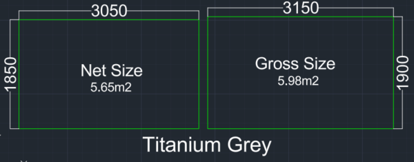 Titanium Grey Sizes