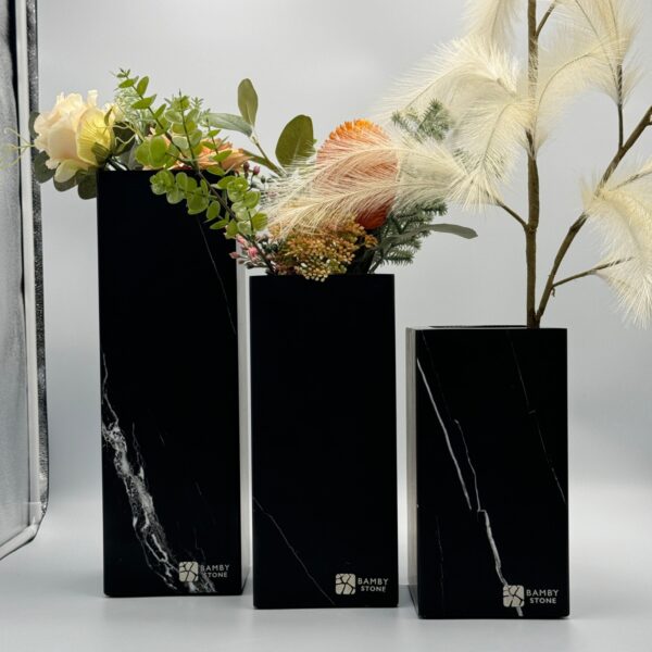 Alexander Black Trio Vase Set