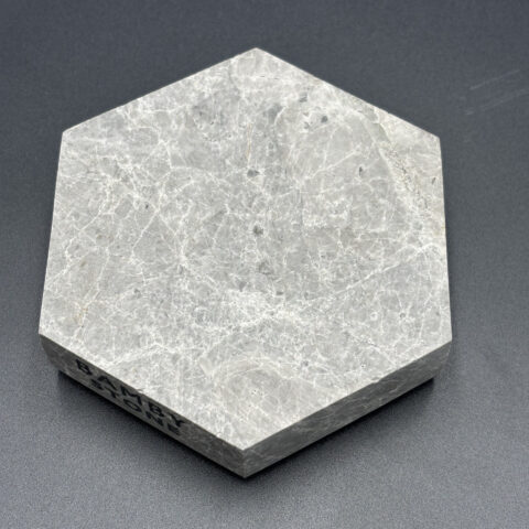 Cloudy Bamby Hexagon Coaster Edge