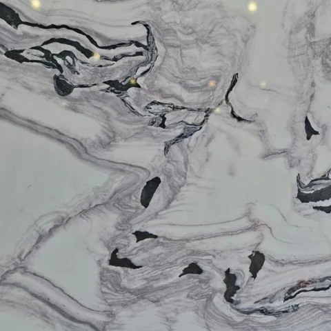 Panda Grey - Slab Close Look up